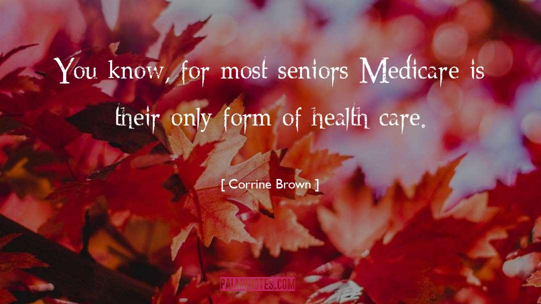 Medicare quotes by Corrine Brown