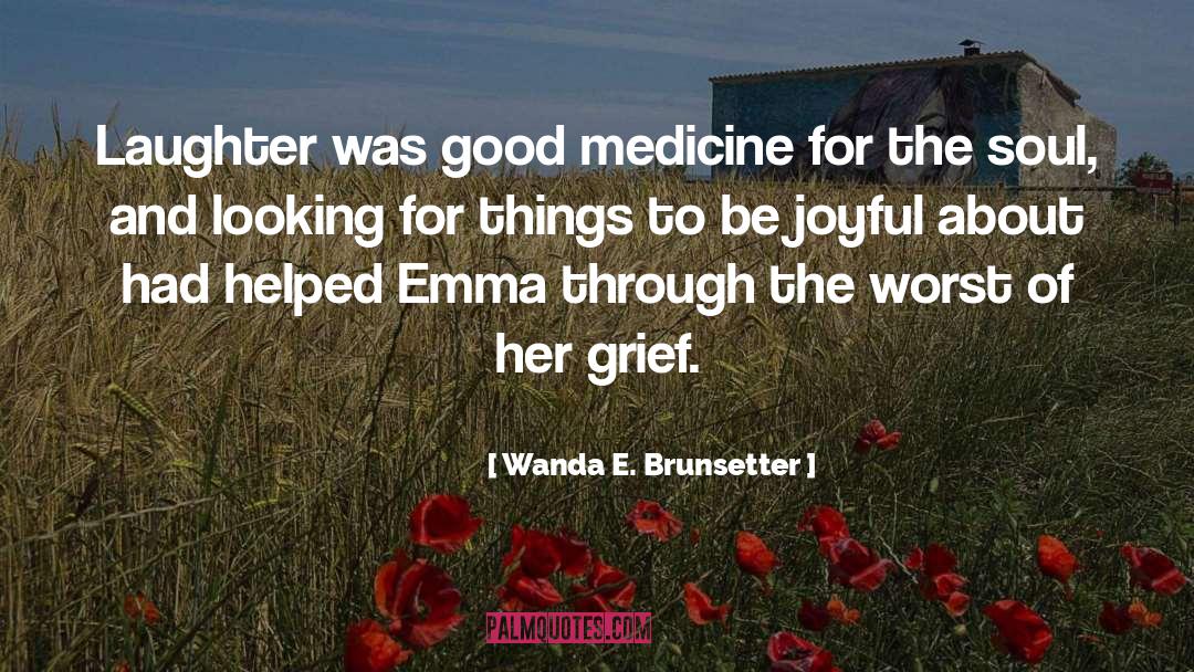 Medicine For The Soul quotes by Wanda E. Brunsetter