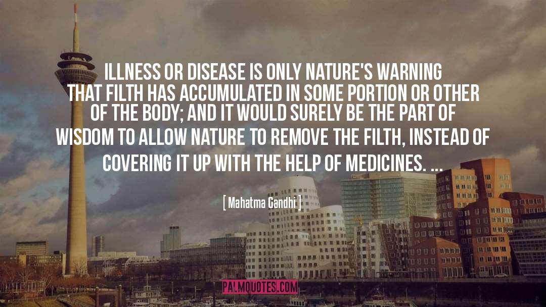Medicines quotes by Mahatma Gandhi