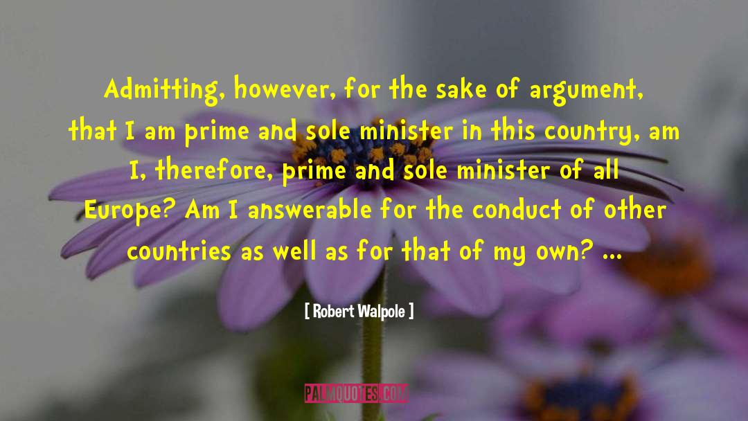 Medieval Europe quotes by Robert Walpole