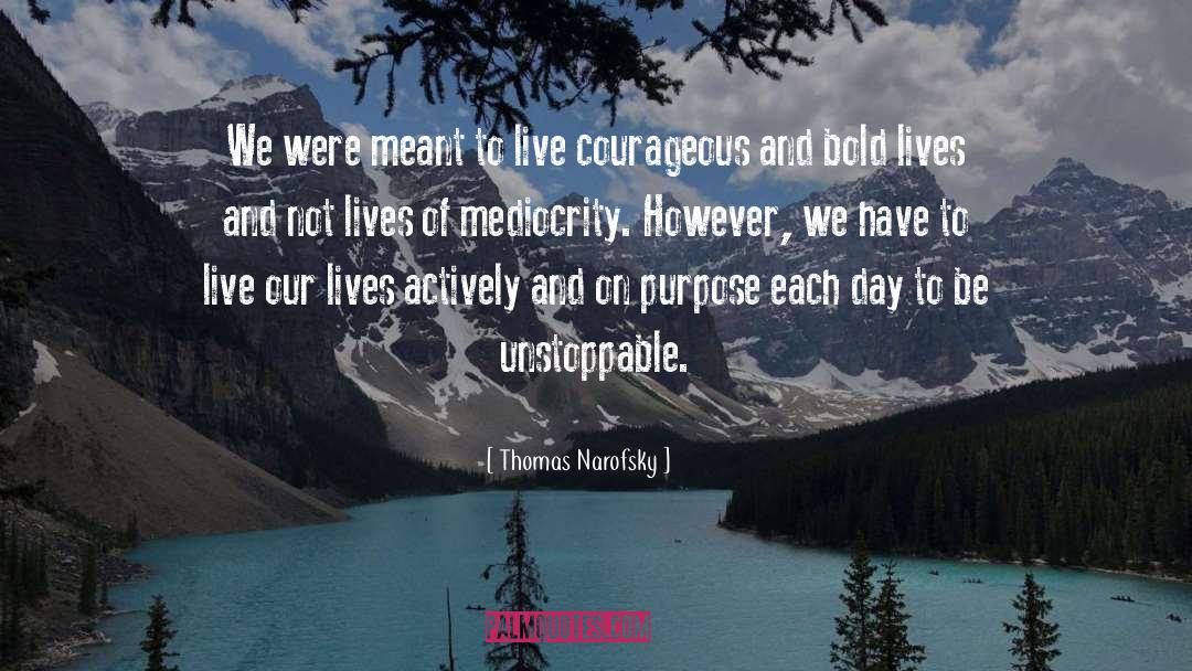 Mediocrity quotes by Thomas Narofsky