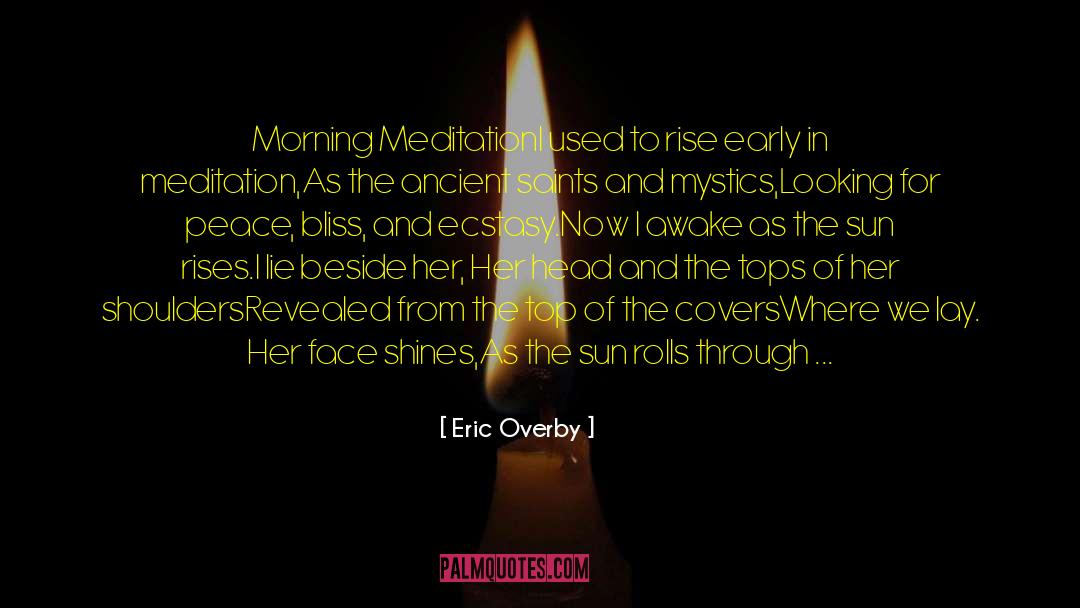 Meditate On quotes by Eric Overby