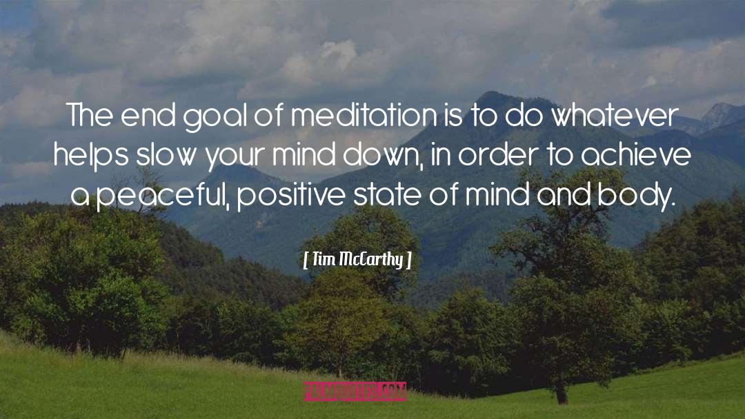 Meditation And Yoga quotes by Tim McCarthy