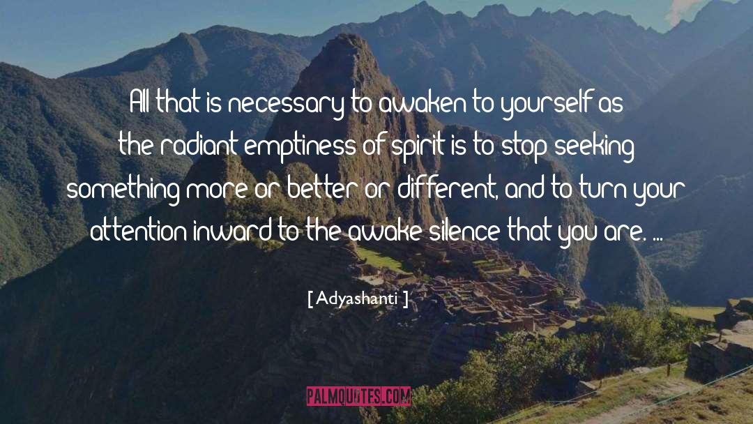 Meditation And Yoga quotes by Adyashanti