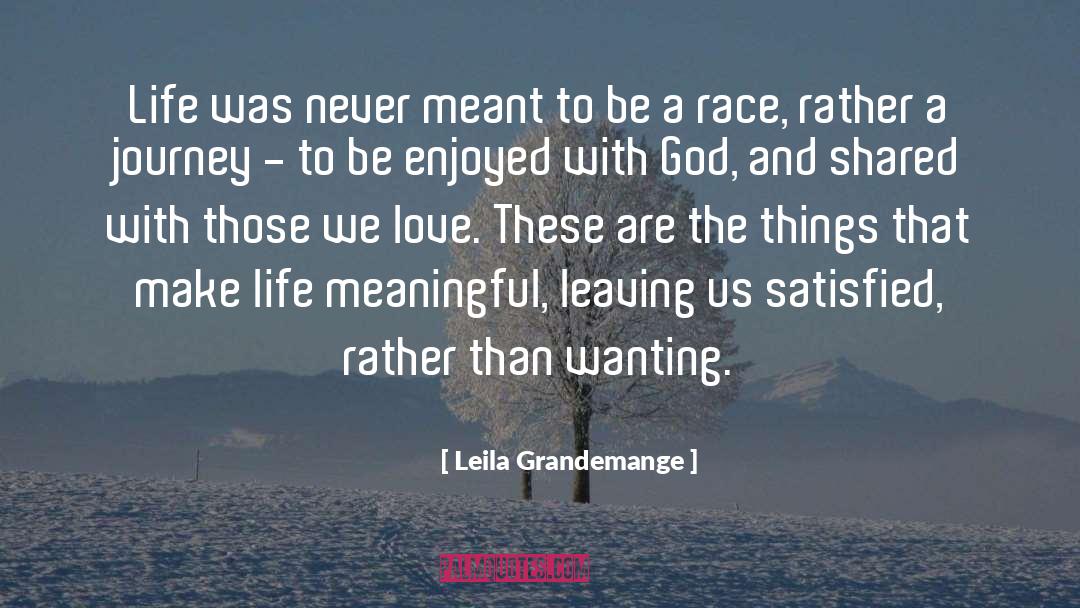 Meditation Journey quotes by Leila Grandemange