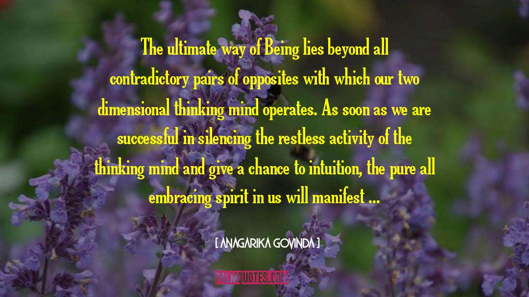 Meditation Mind quotes by Anagarika Govinda