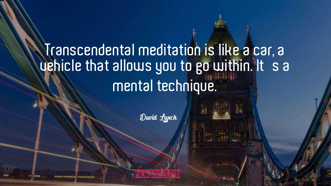Meditation quotes by David Lynch