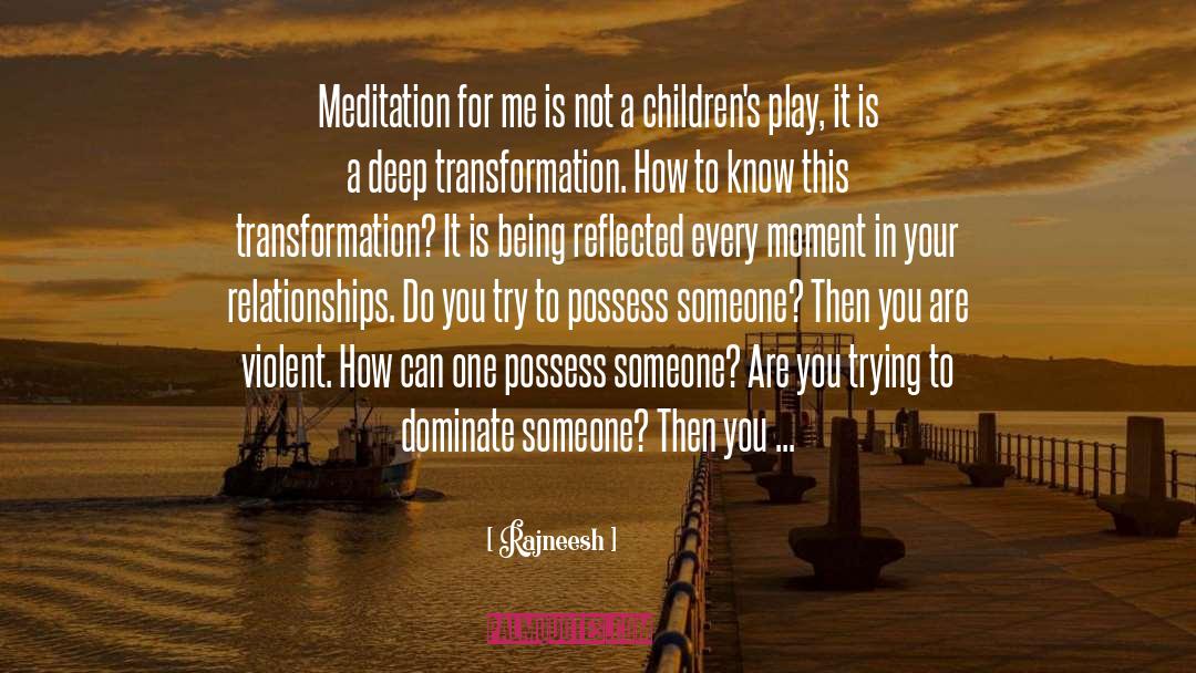 Meditation quotes by Rajneesh