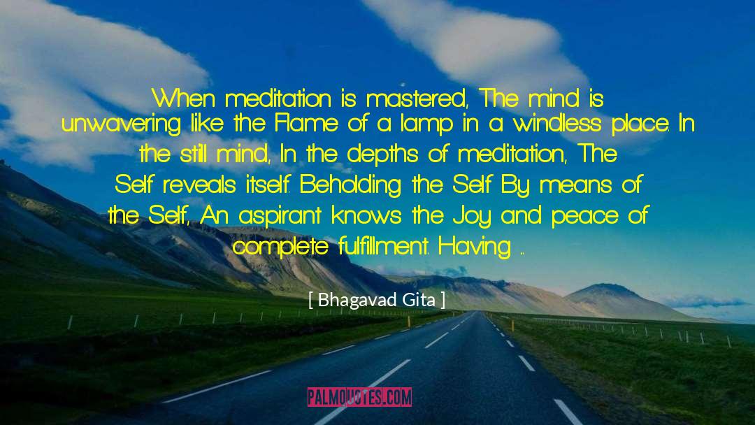 Meditation Recordings quotes by Bhagavad Gita