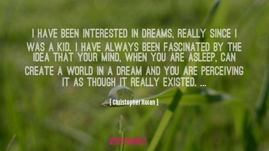 Meditation Unlocking Dreams quotes by Christopher Nolan