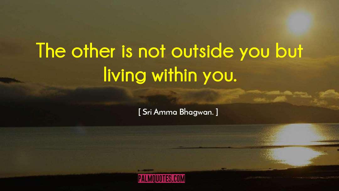 Meditations 8 quotes by Sri Amma Bhagwan.
