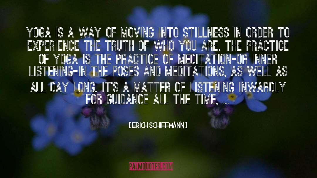 Meditations quotes by Erich Schiffmann