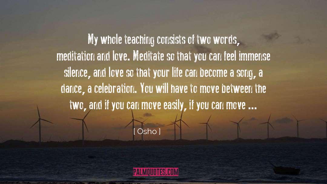 Meditations quotes by Osho