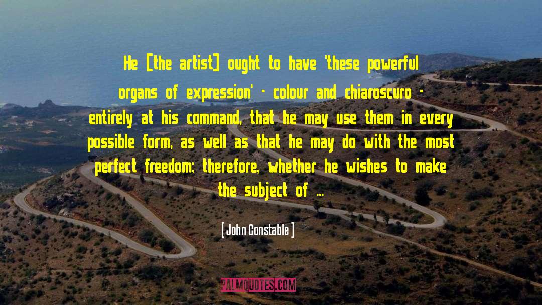 Meditative quotes by John Constable