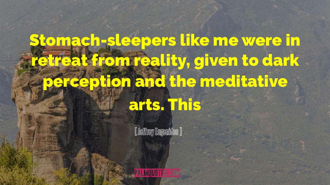 Meditative quotes by Jeffrey Eugenides