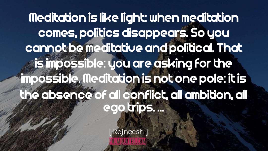 Meditative quotes by Rajneesh