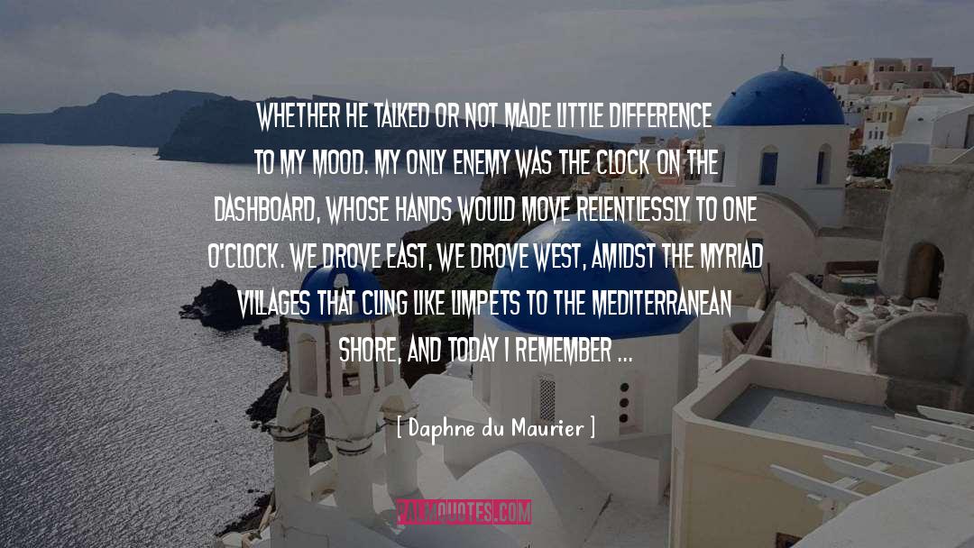 Mediterranean quotes by Daphne Du Maurier