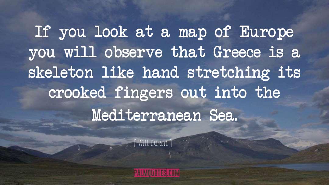 Mediterranean quotes by Will Durant