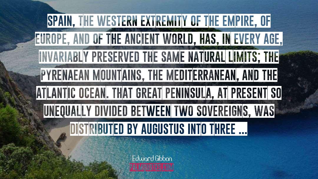 Mediterranean quotes by Edward Gibbon