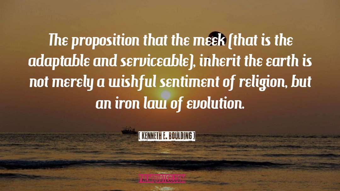 Meek quotes by Kenneth E. Boulding
