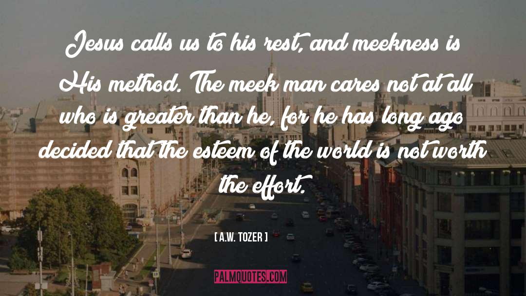 Meekness quotes by A.W. Tozer