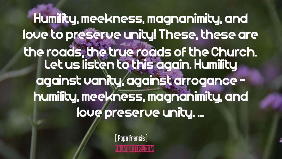 Meekness quotes by Pope Francis