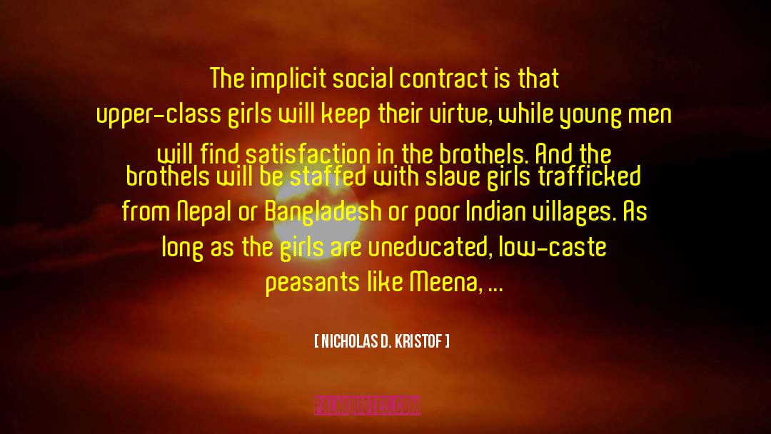 Meena Boy quotes by Nicholas D. Kristof