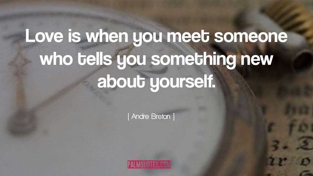 Meet Someone quotes by Andre Breton