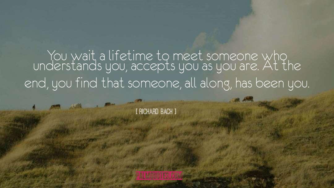Meet Someone quotes by Richard Bach