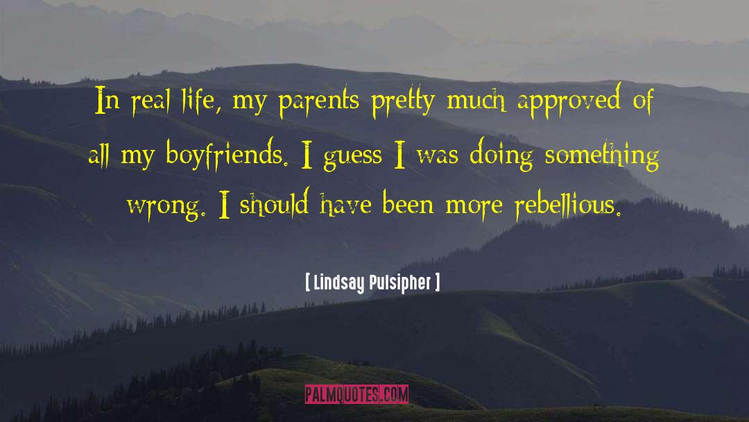 Meeting Boyfriends Parents quotes by Lindsay Pulsipher