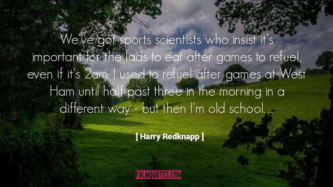 Meeting Half Way quotes by Harry Redknapp