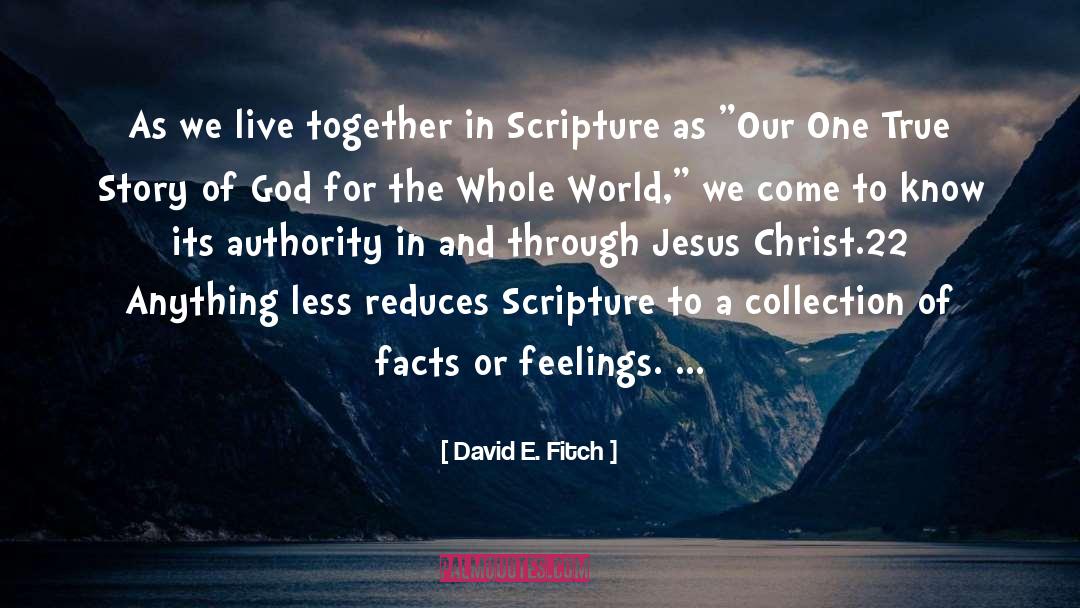 Meeting Jesus quotes by David E. Fitch