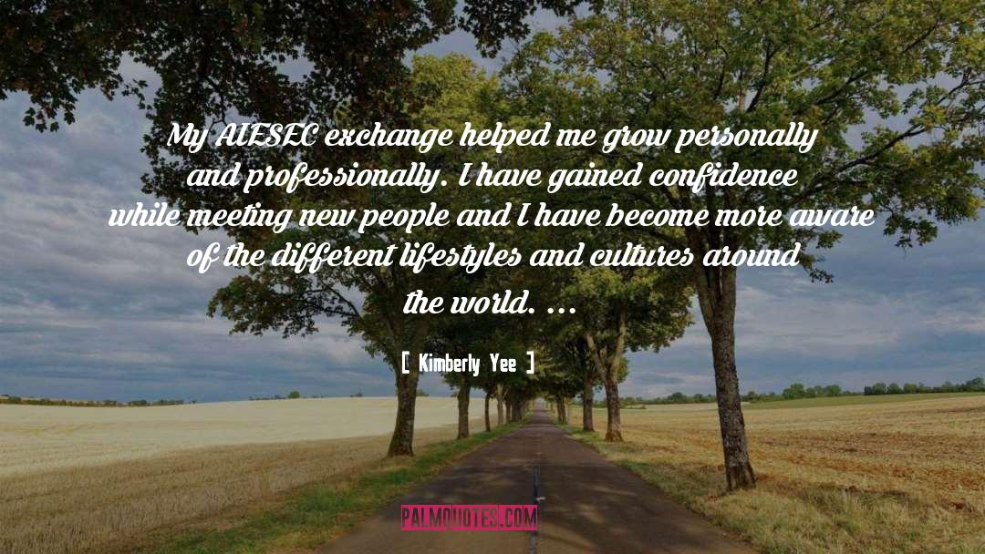 Meeting New People quotes by Kimberly Yee