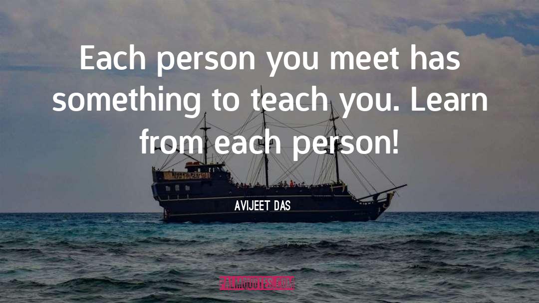 Meeting People quotes by Avijeet Das