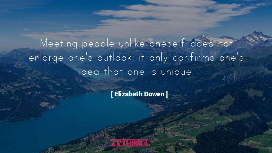 Meeting People quotes by Elizabeth Bowen