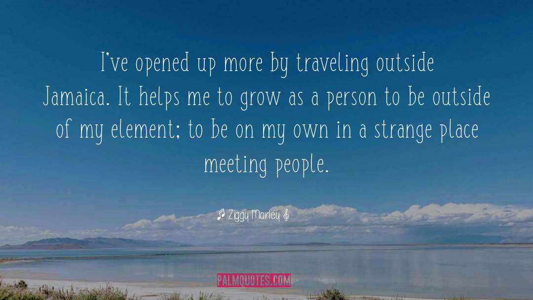 Meeting People quotes by Ziggy Marley