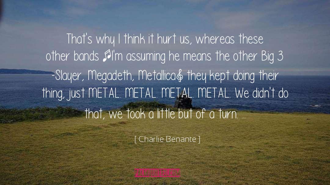 Megadeth quotes by Charlie Benante