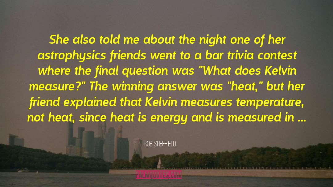 Megawatts To Joules quotes by Rob Sheffield