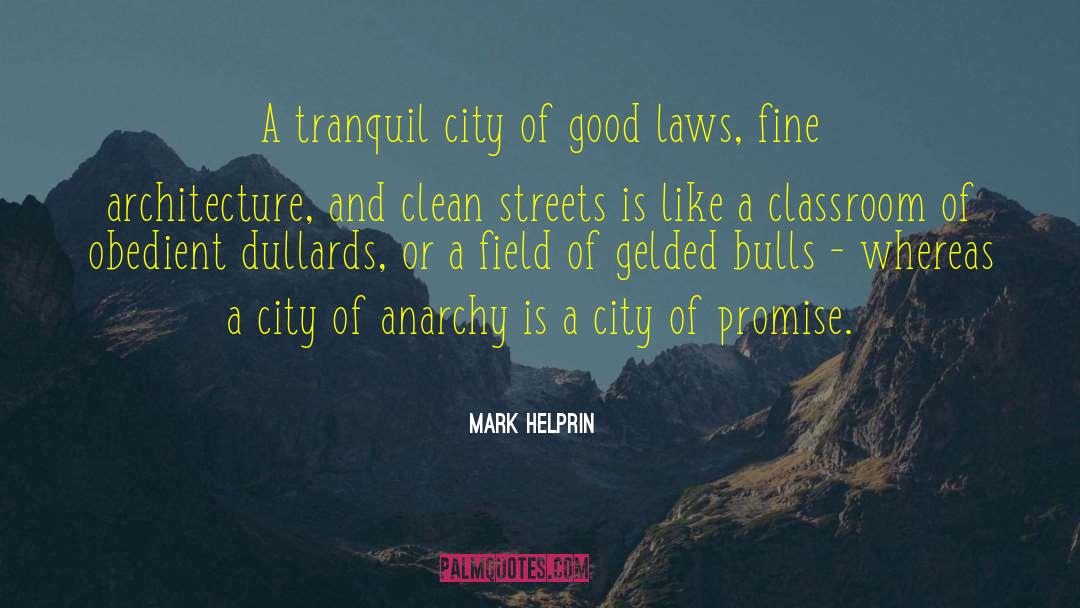 Mehdia City quotes by Mark Helprin