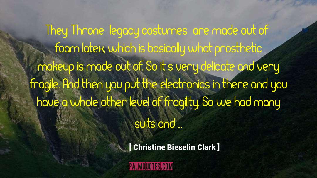 Mehron Makeup quotes by Christine Bieselin Clark