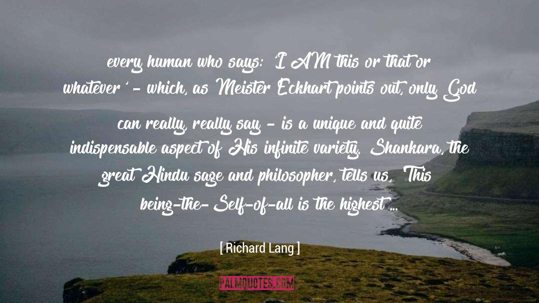 Meister Eckhart quotes by Richard Lang