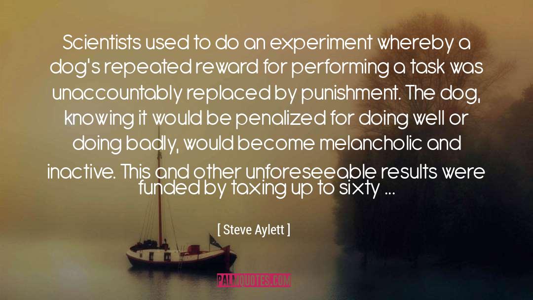 Melancholic quotes by Steve Aylett