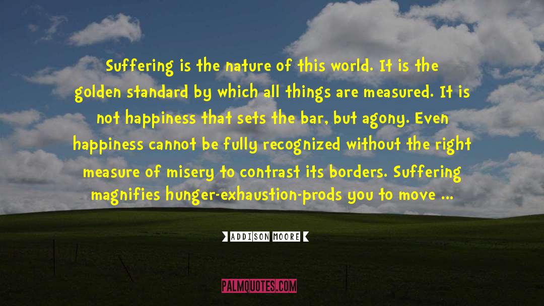 Melancholy Suffering Happiness quotes by Addison Moore