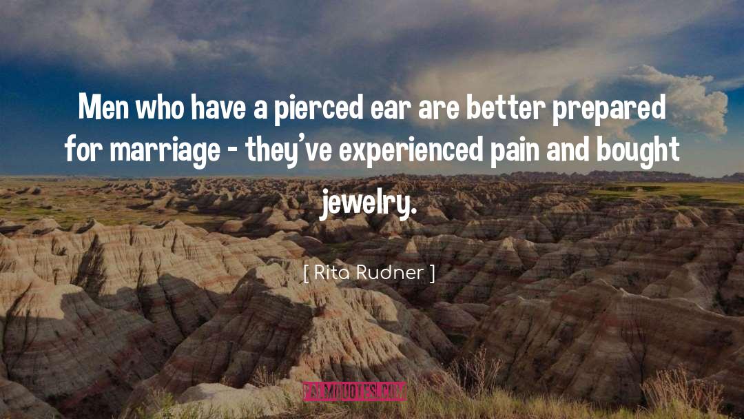 Melanite Jewelry quotes by Rita Rudner