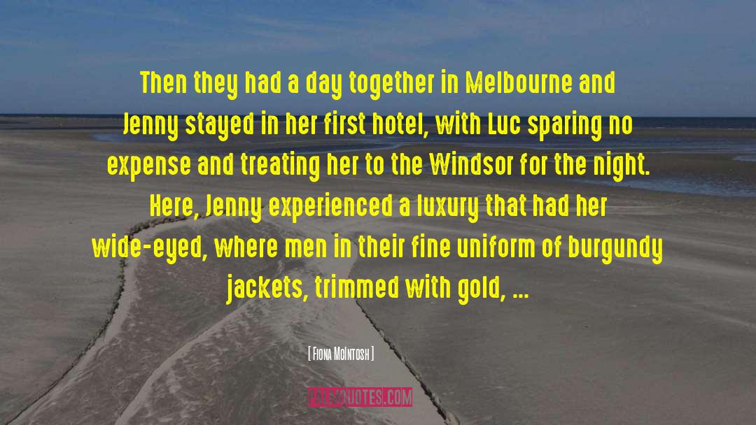 Melbourne quotes by Fiona McIntosh