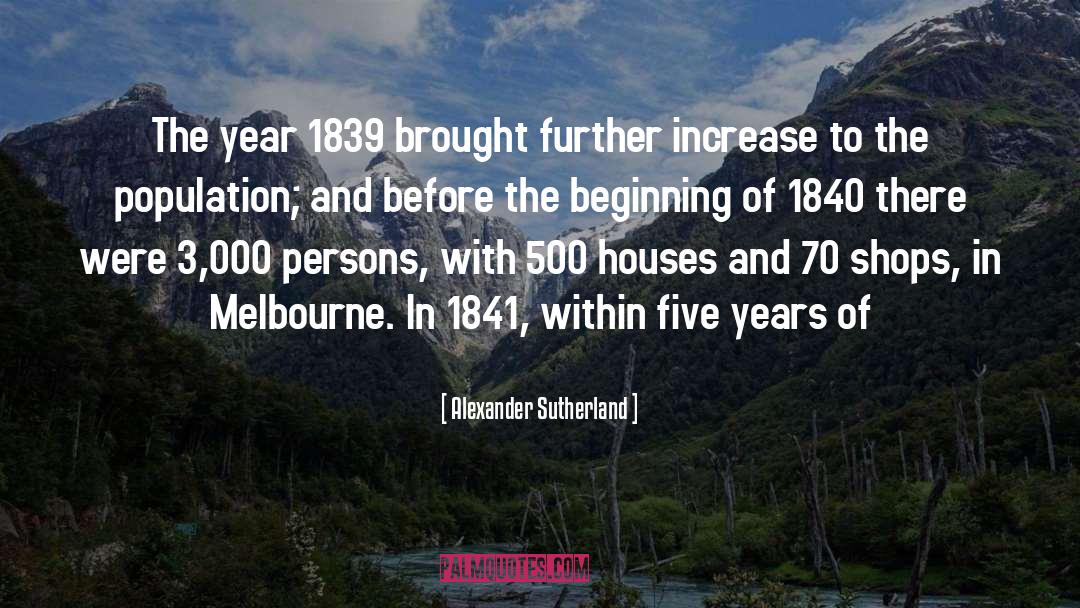Melbourne quotes by Alexander Sutherland