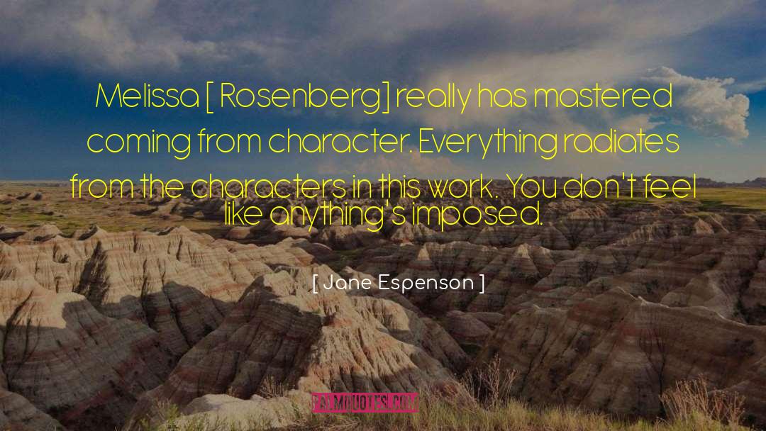 Melissa Forde quotes by Jane Espenson