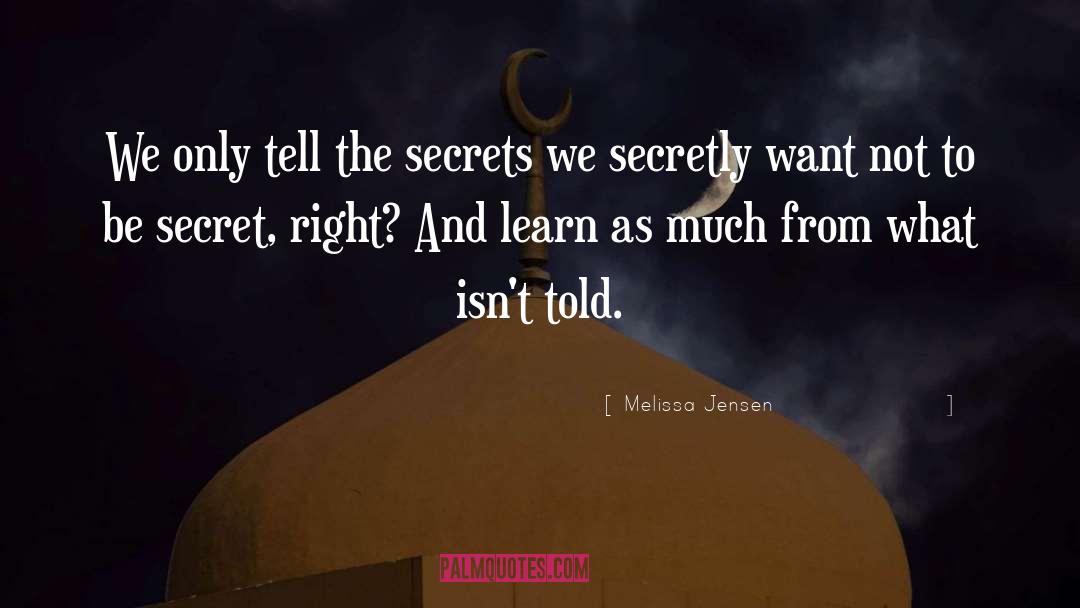 Melissa Jensen quotes by Melissa Jensen