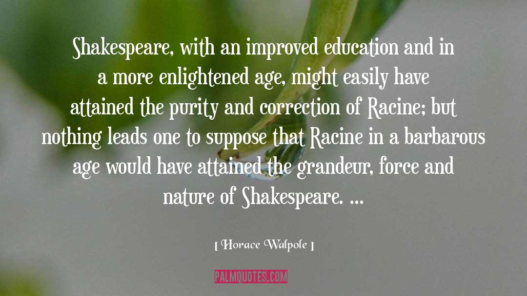 Mellies Racine quotes by Horace Walpole