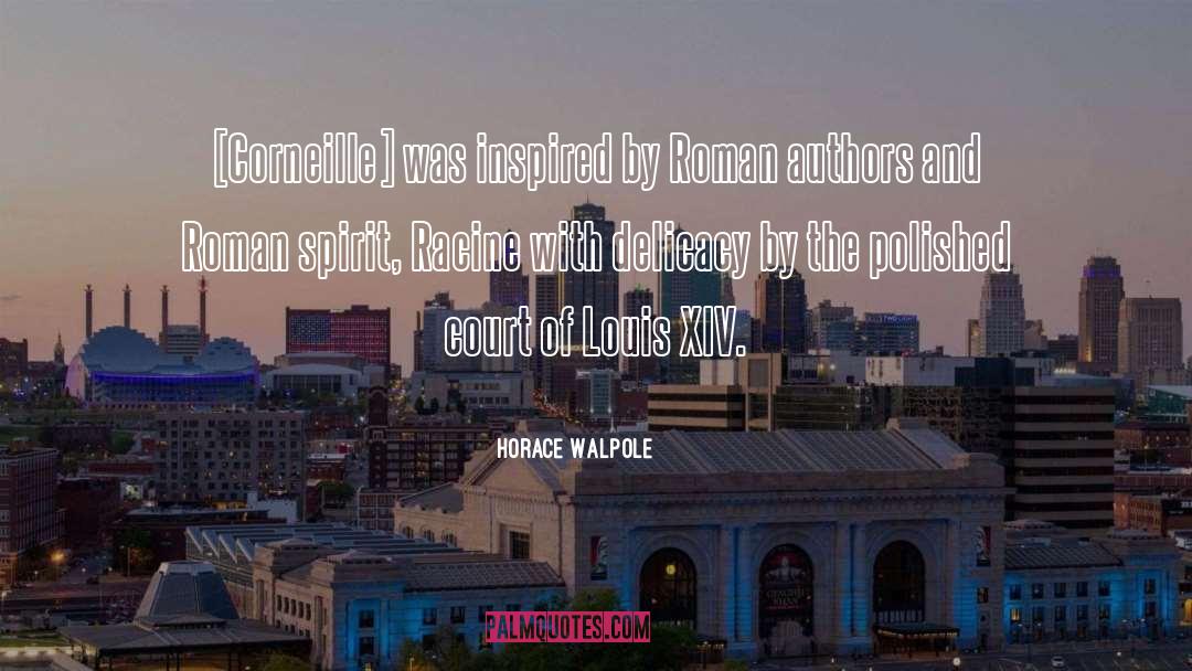 Mellies Racine quotes by Horace Walpole